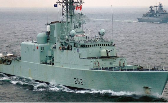 HMCS Athabaskan Canadian Naval Review