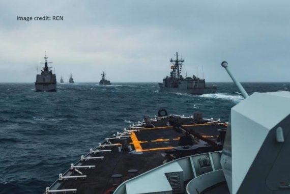 HMCS CHA at NATO ex 2024