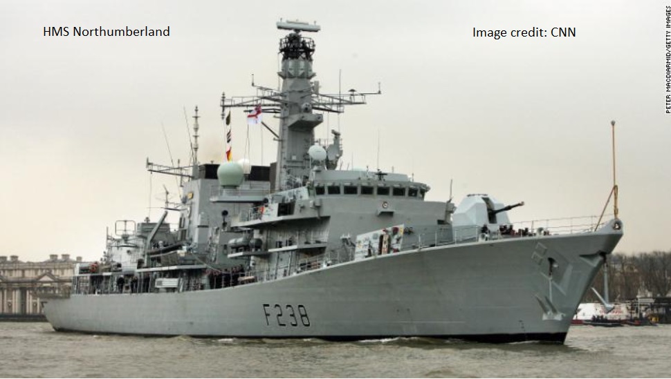 HMS Northumberland 2007
