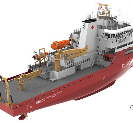 Rendering of the Offshore Oceanographic Research Vessel